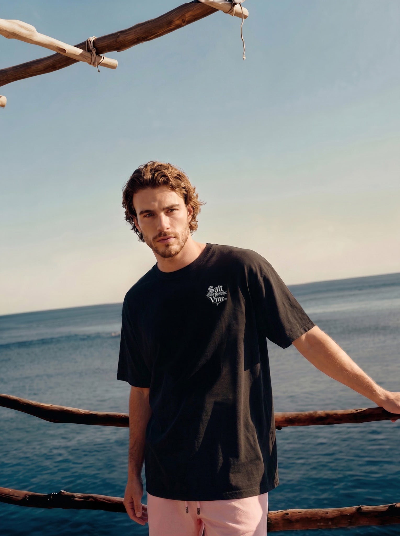 Salt & Vine Co. Black Tee