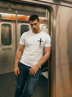 Salt & Vine Co. Cross White Tee