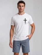Salt & Vine Co. Cross White Tee