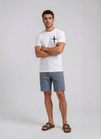 Salt & Vine Co. Cross White Tee