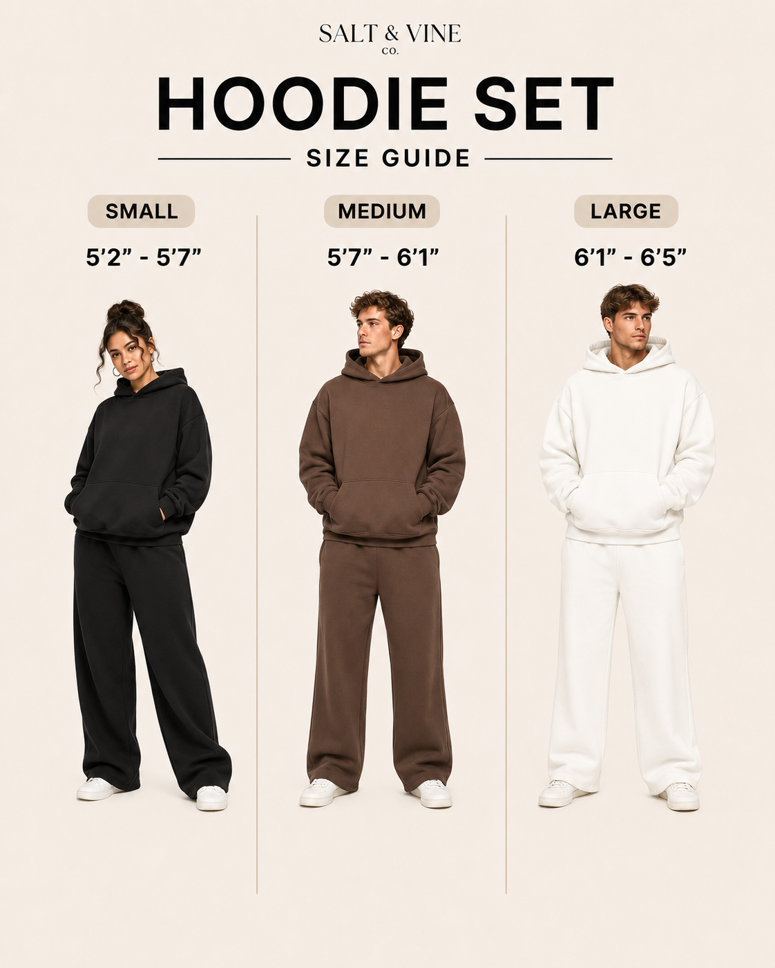 2 Piece Set-Oversized Hoodie & Jogger by SV