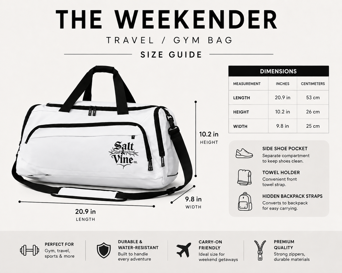 The Weekender- Premium Carry Bag